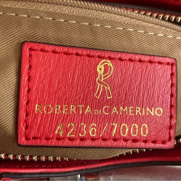 ROBERTA DI CAMERINO Handbag w/  Many Pockets and Compartments and Shoulder Strap - Picture 9 of 16